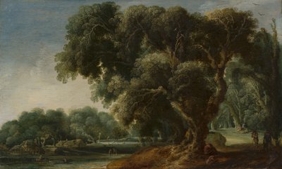 Paisaje forestal imaginado de Jacob van Geel
